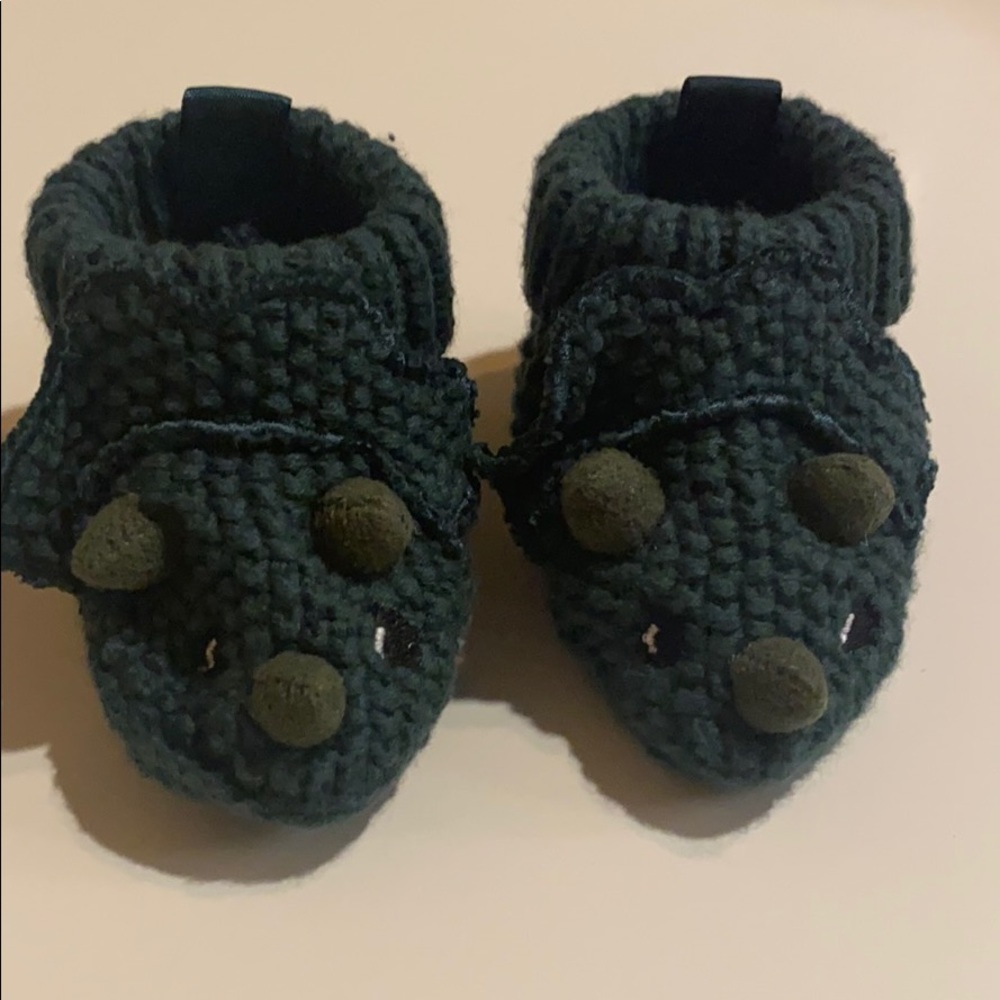 Dinosaur NB booties